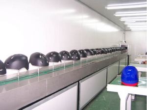 摩托車、電動(dòng)車頭盔噴漆線工藝